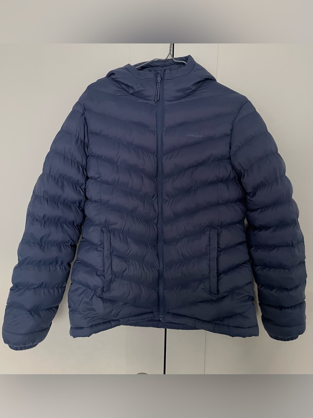 Mountain Warehouse Seasons Women’s Padded Hooded Jacket Size 8 Blue